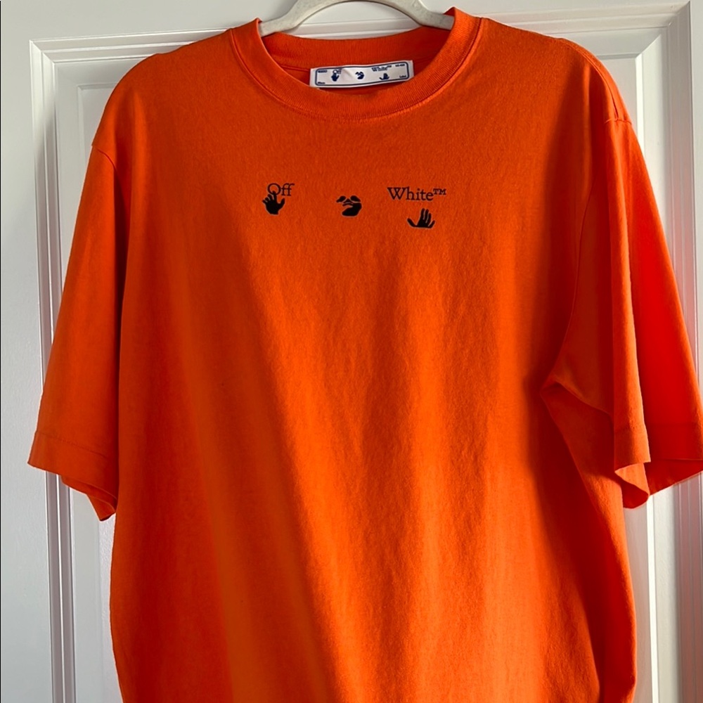 Off-White orange T-shirt - Original - Picture 2 of 10
